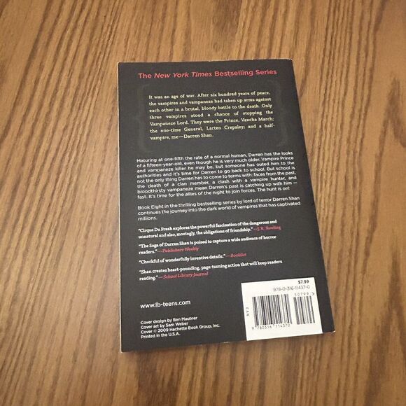 Cirque Du Freak Series Paperbooks by Darren Shan #4 5 7 8 and 11 - Lot Of 5 - Picture 9 of 16